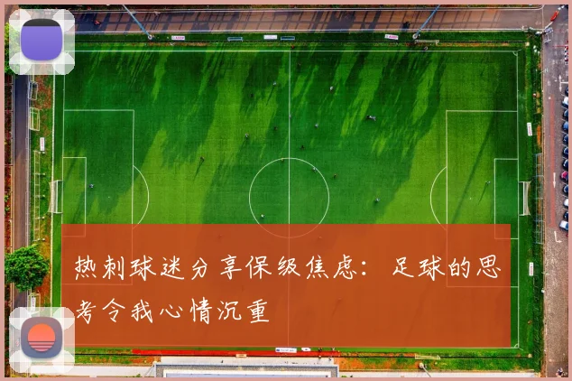 热刺球迷分享保级焦虑：足球的思考令我心情沉重